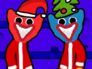 HuggyBros Christmas Platform Game