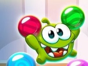 Om Nom Bubble Pop Puzzle