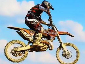 Dirtbike Racing Stunts Puzzle Game