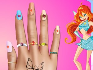 Winx Nail Makeover Online Game