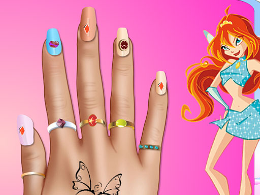 Winx Nail Makeover Online Game