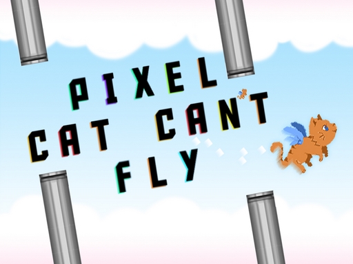 Pixel Cat Cant Fly Online Game
