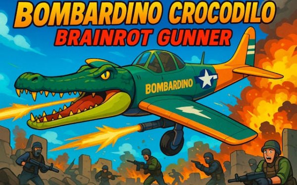 Bombardino Crocodilo: Brainrot Ranger Online Arcade Game