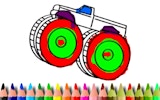 BTS Monster Truck Coloring Online Game