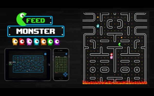 Feed Monster Maze Challenge