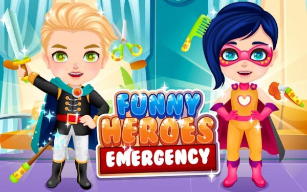 Funny Heroes Emergency: Hero Rescue & Makeover Online Game