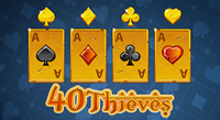 Forty Thieves Solitaire Card Game